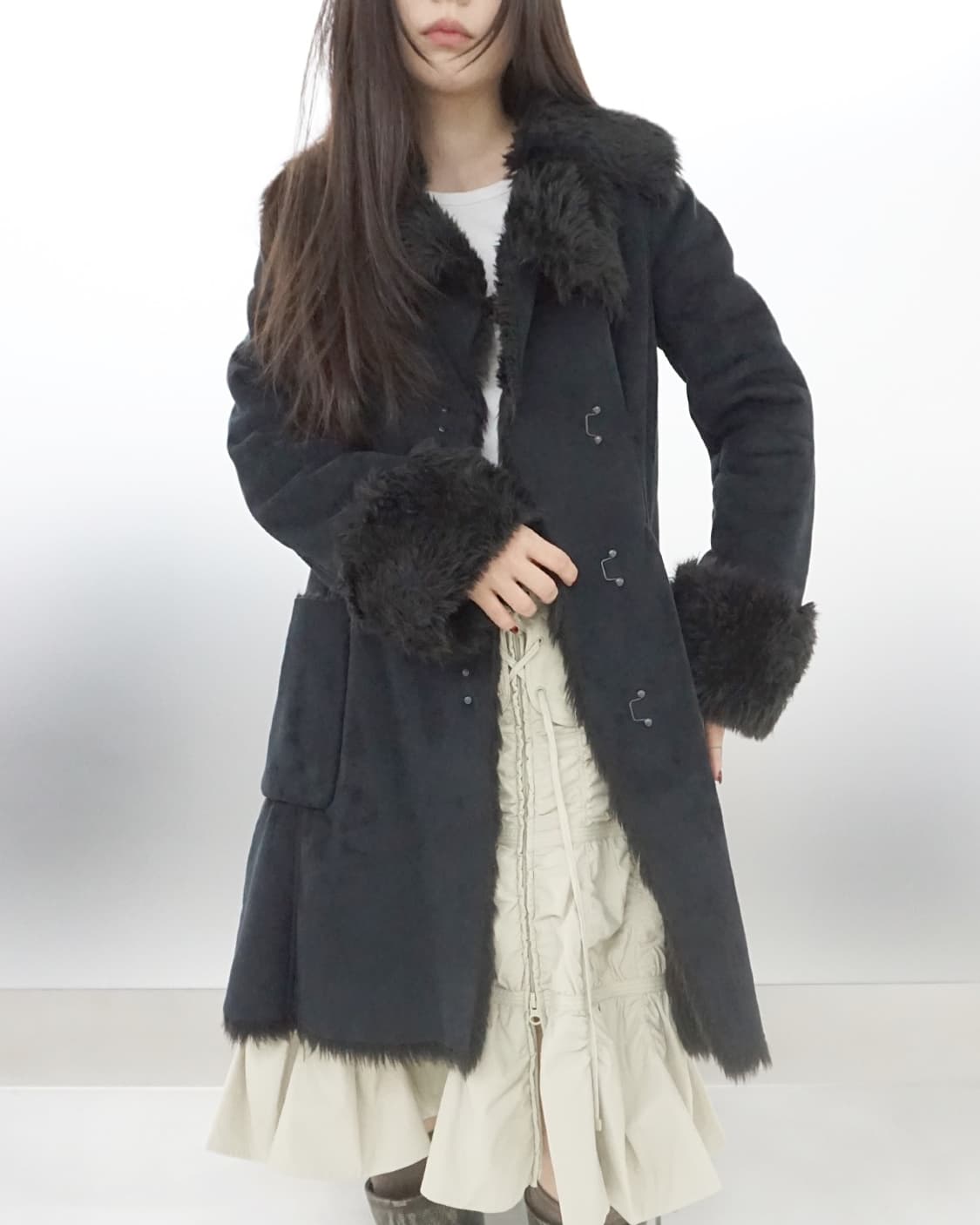 Armani excahnge fur jacket 상품이미지5