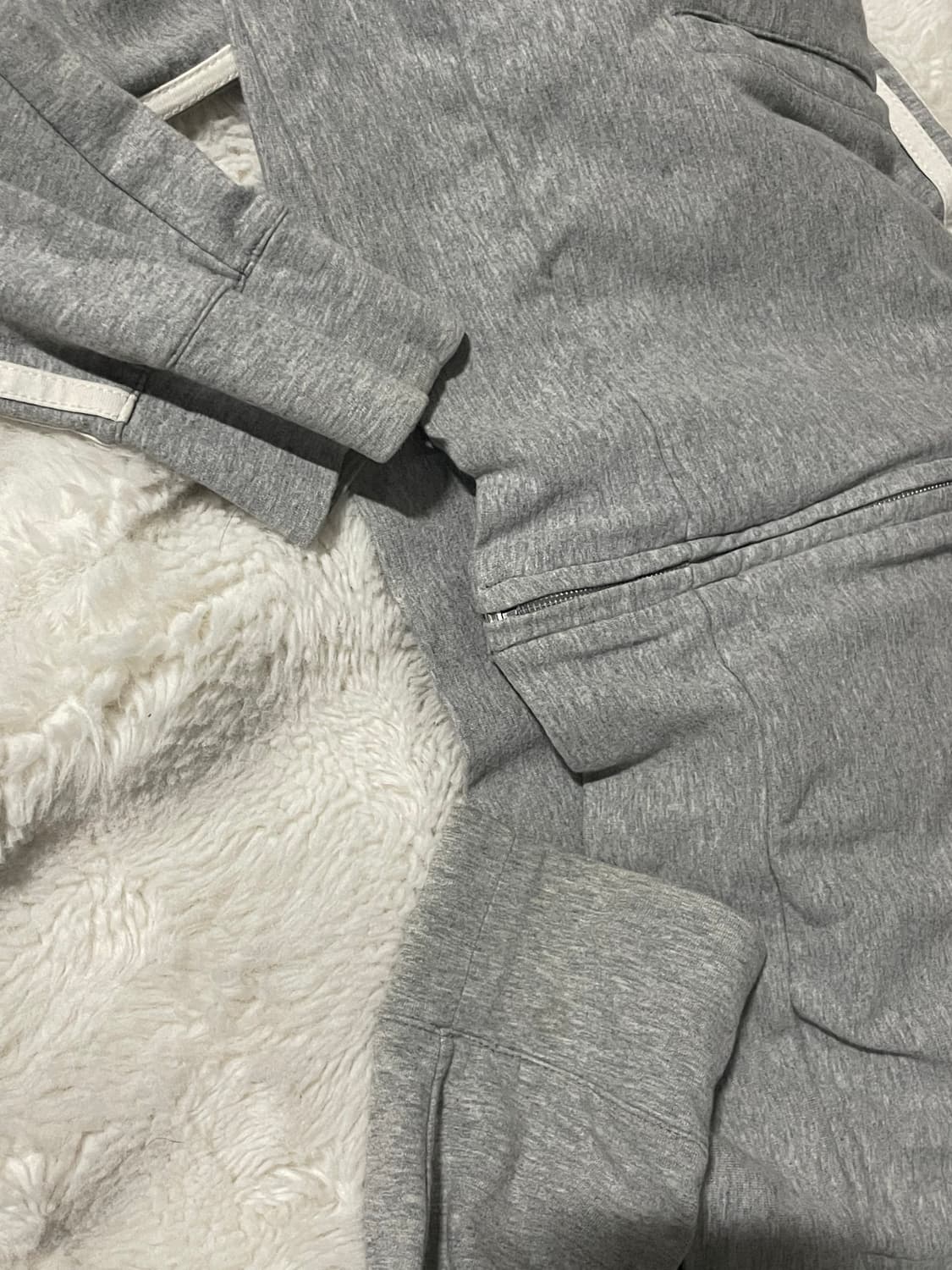 버버리 면집업 져지 그레이 상품이미지7