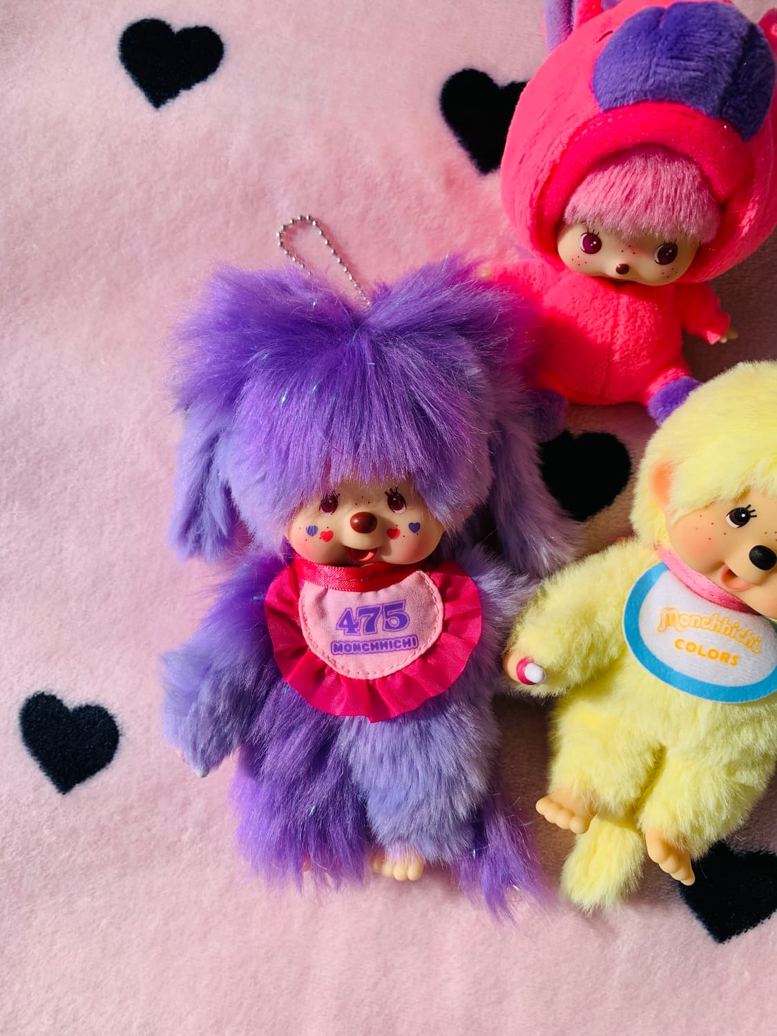 몬치치 키링세트💜🩷💛 상품이미지3