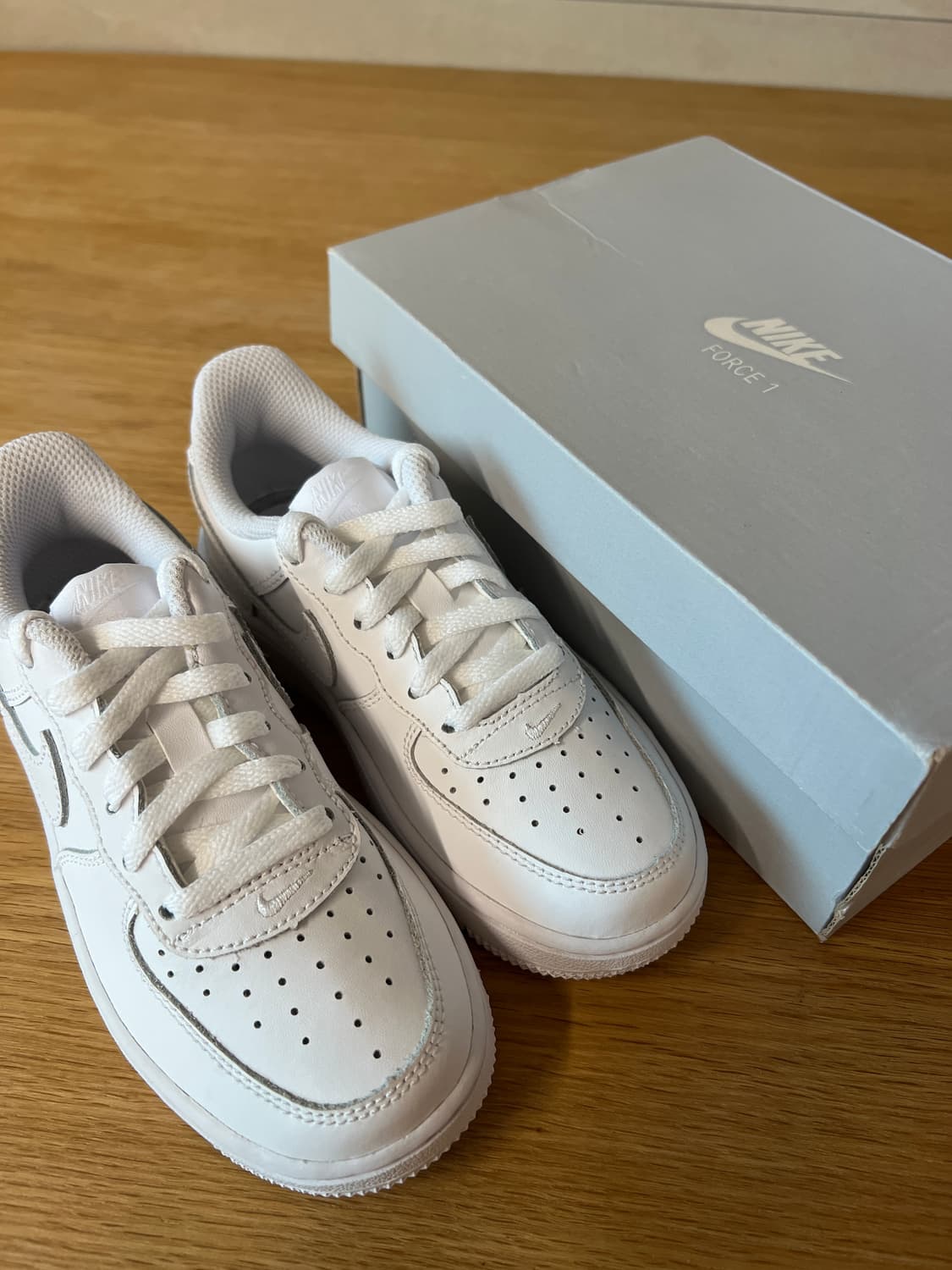 [175mm] [새제품] 나이키 에어 포스 1 (올화이트) 상품이미지7