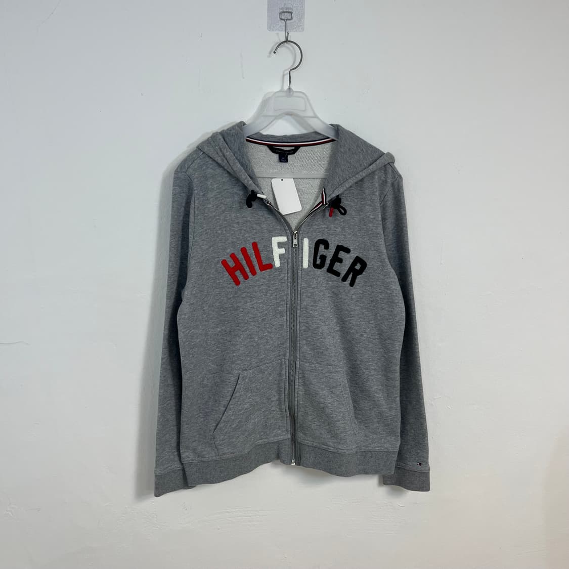 Tommy Hilfiger grey hood zip-up 상품이미지4