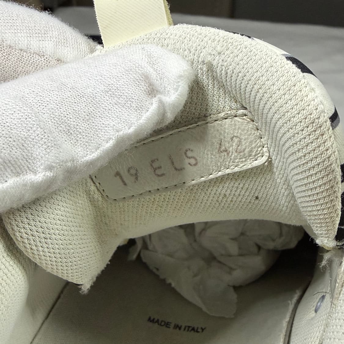 디올 B24 오블리크 까나쥬 모티프 화이트 스니커즈 상품이미지7