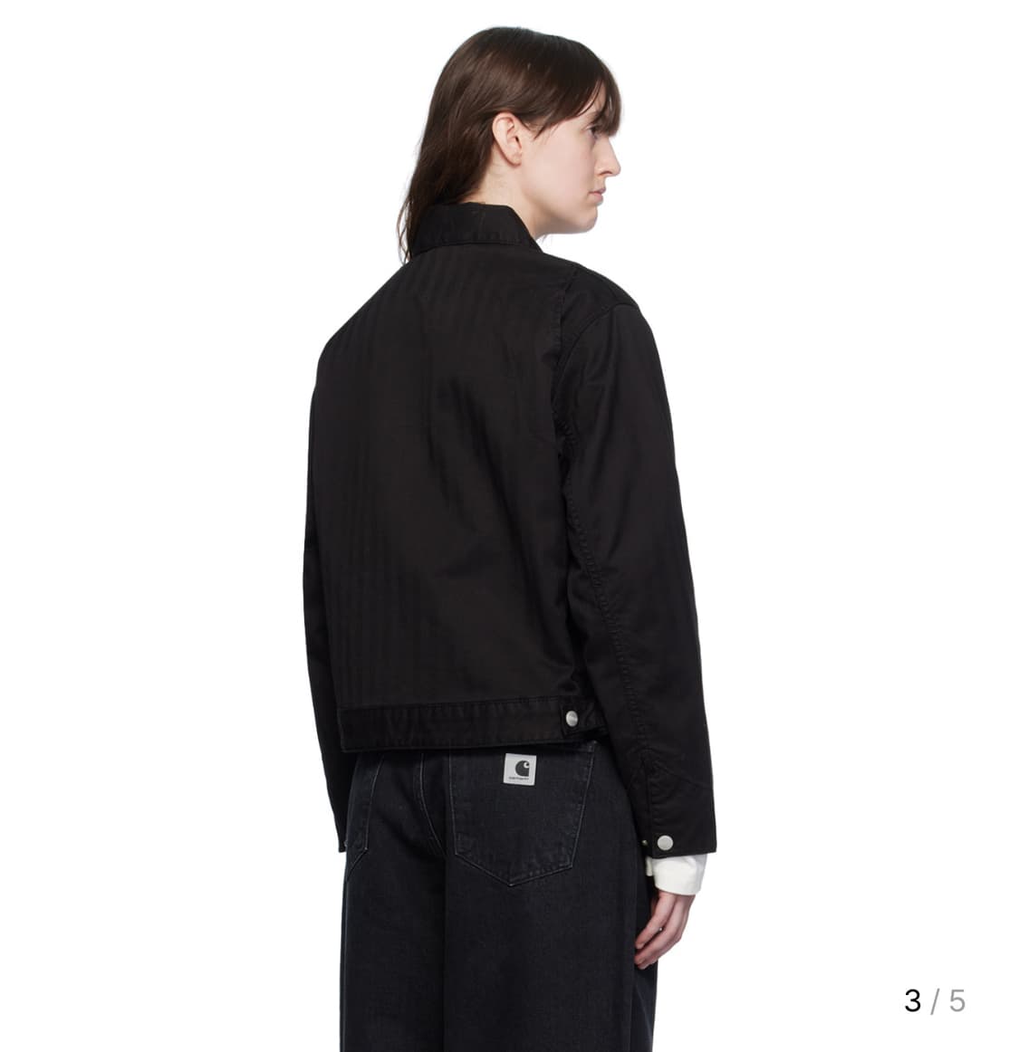 칼하트 W NORRIS 자켓 M사이즈 블랙색상 상품이미지5