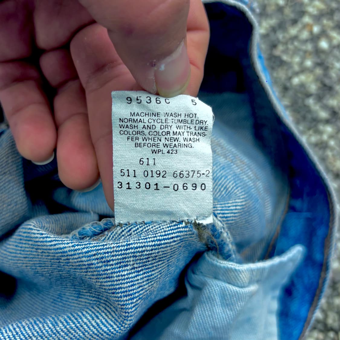 90s 리바이스 501 데님 made in USA (27) 상품이미지9