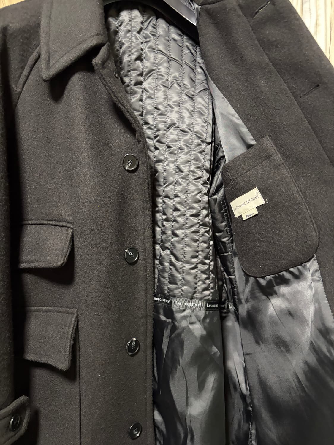 라퍼지스토어 캐주얼 울 롱 코트 자켓 (M) A04204 상품이미지8