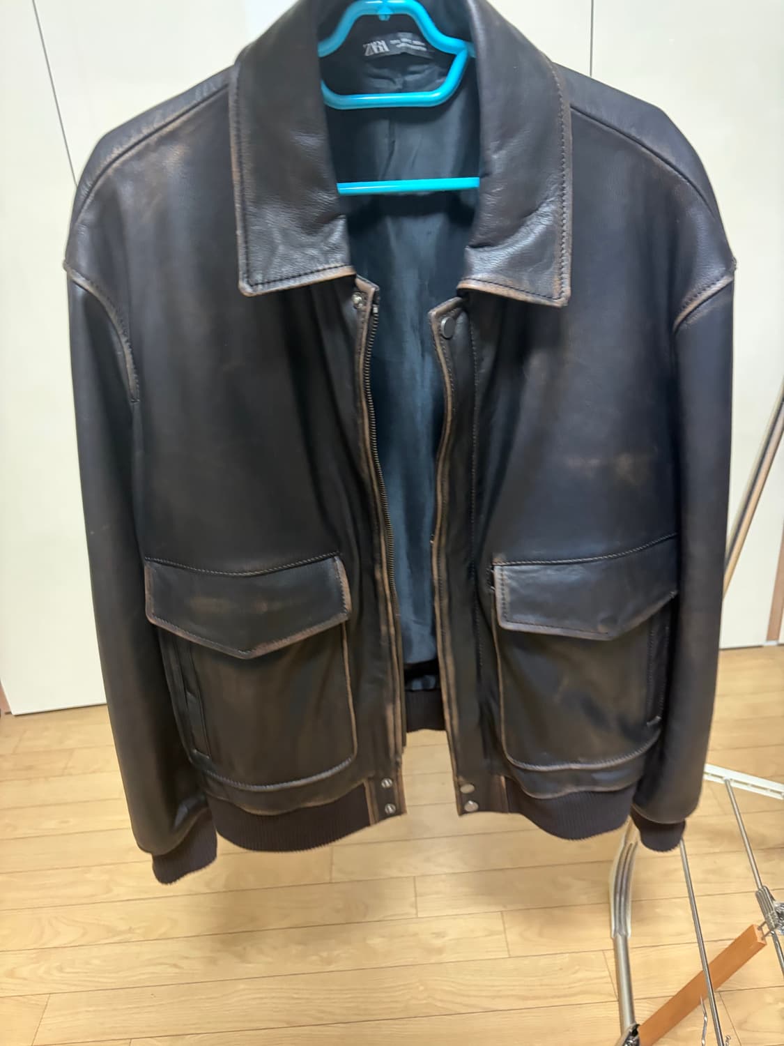 자라 레더자켓 상품이미지2