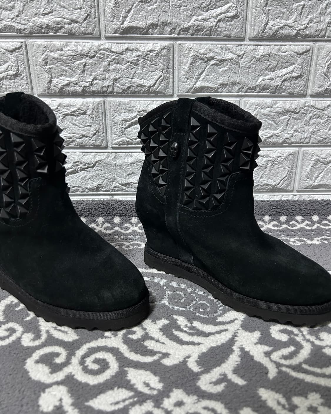 Ash 아쉬 스터드 웨지힐 스웨이드 부츠 상품이미지3