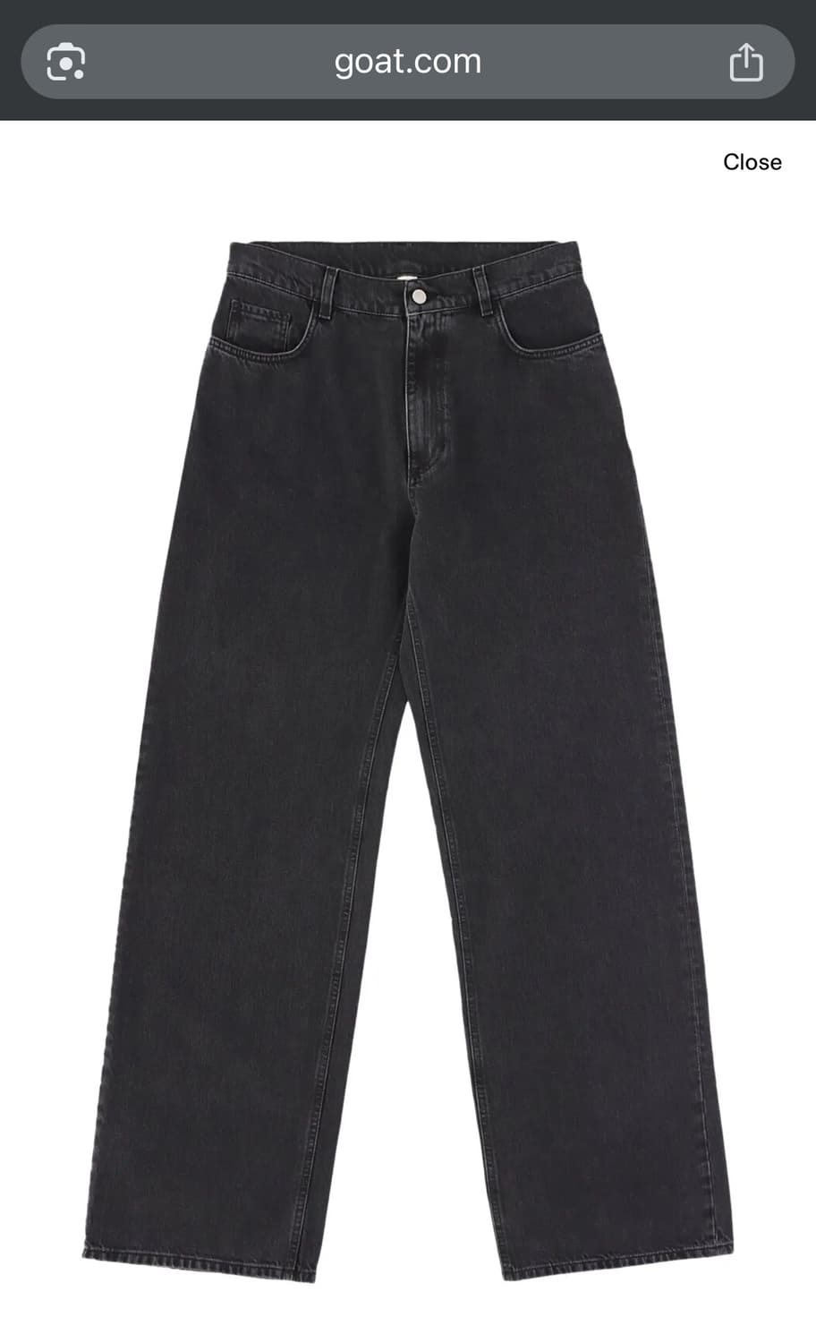 1017 ALYX 9SM Wide Jeans Washed Black 상품이미지4