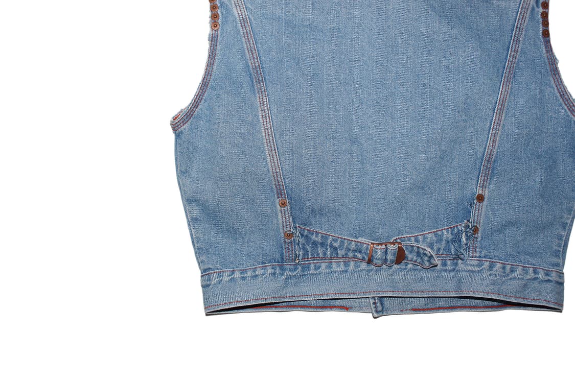 1990s Jean PaulGaultier 장폴고티에 스터드 데님 베스트 상품이미지8