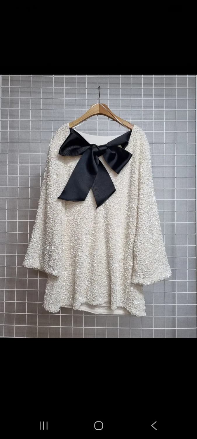 (새상품)에이치앤엠 스팽글 원피스 상품이미지2