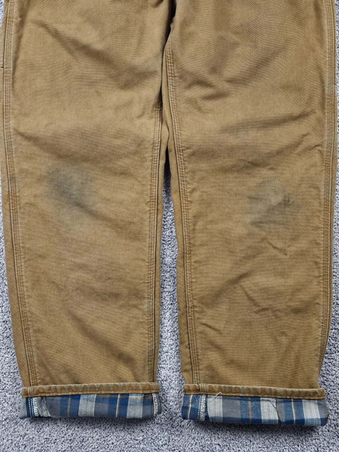 칼하트 헤비 플란넬 카펜터 캔버스 워크 팬츠 (36X32) / 10308 상품이미지7