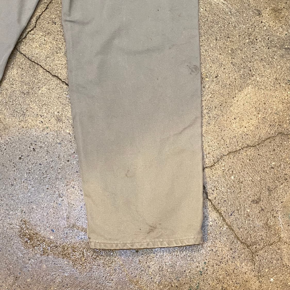 칼하트 베이지 싱글니 워크팬츠 상품이미지10