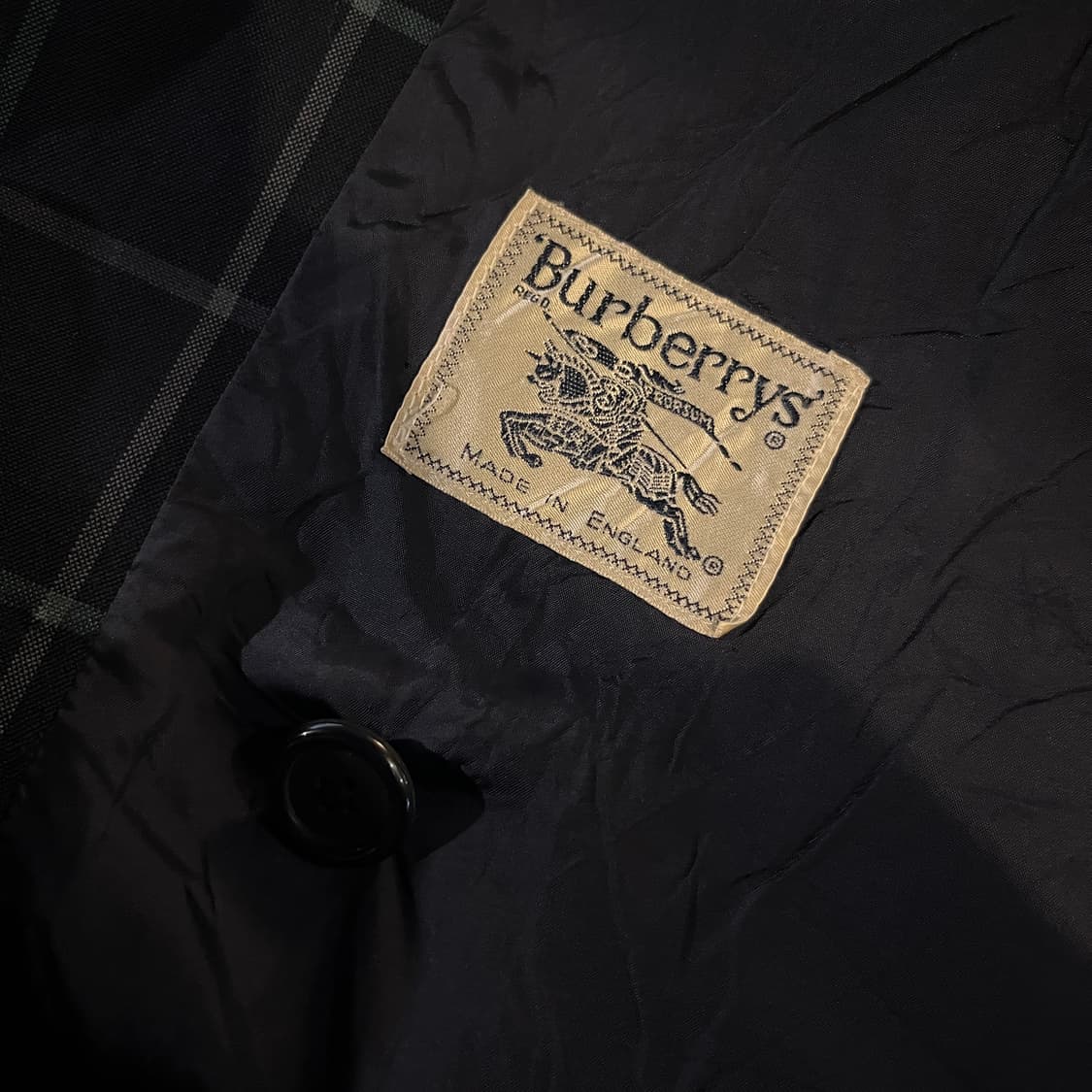 버버리 체크 더블 브레스트 자켓 상품이미지8