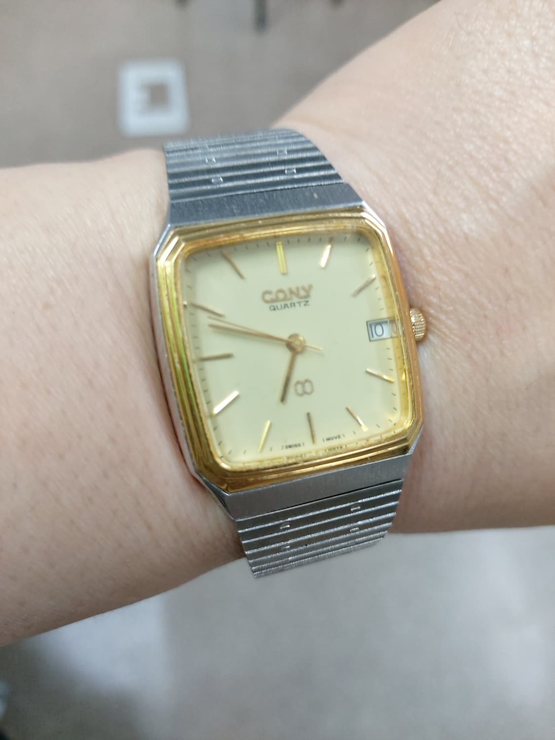 CONY 쿼츠 빈티지 남성 시계 상품이미지4