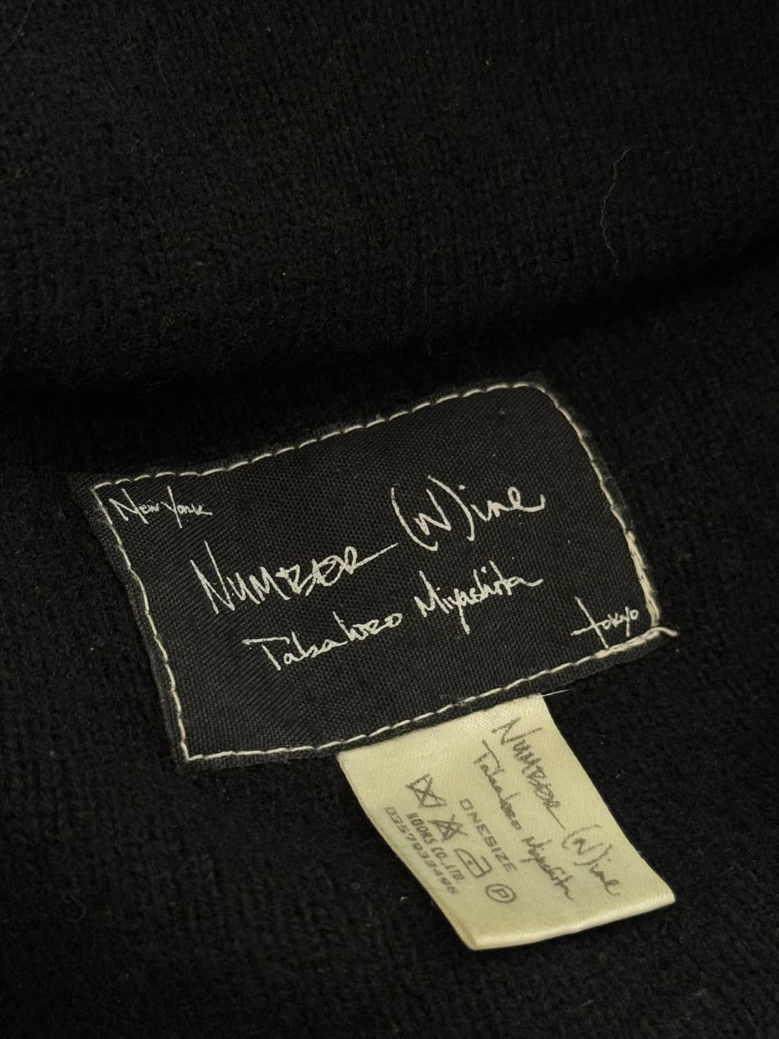 넘버나인 미야시타 울 오버사이즈 비니 상품이미지4