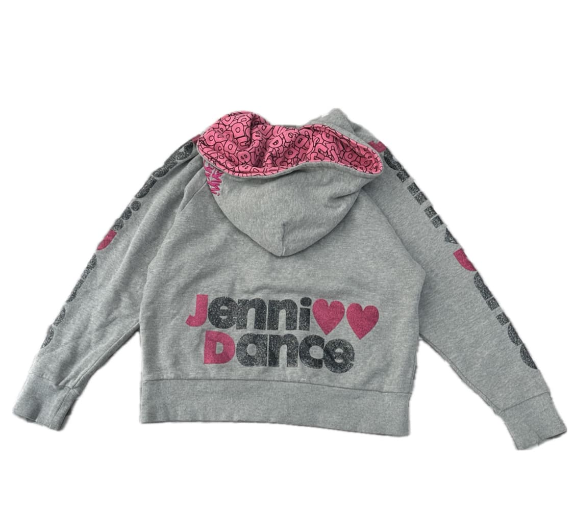 JENNI 프린팅 데코라 오버핏 후드집업 갸루 y2k 레터링 일본 빈티지 상품이미지3