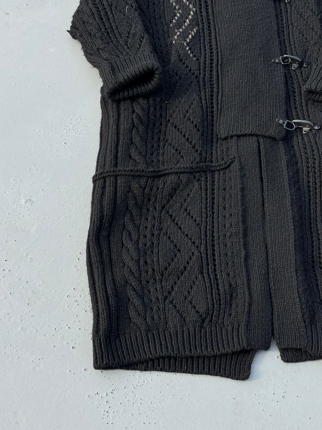 19AW Yohji Yamamoto Pour Homme Knit Coat 상품이미지5