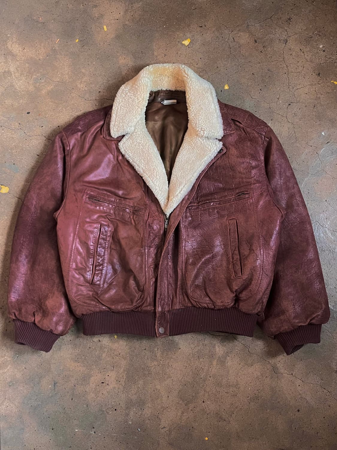 86AW CP컴퍼니 아카이브 가죽 플라이트 봄버 자켓 상품이미지3