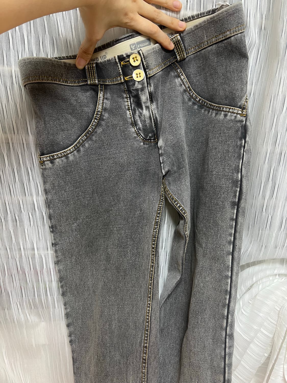 10만원대 애플힙 힙업청바지 프레디진 그레이 레깅스 상품이미지3