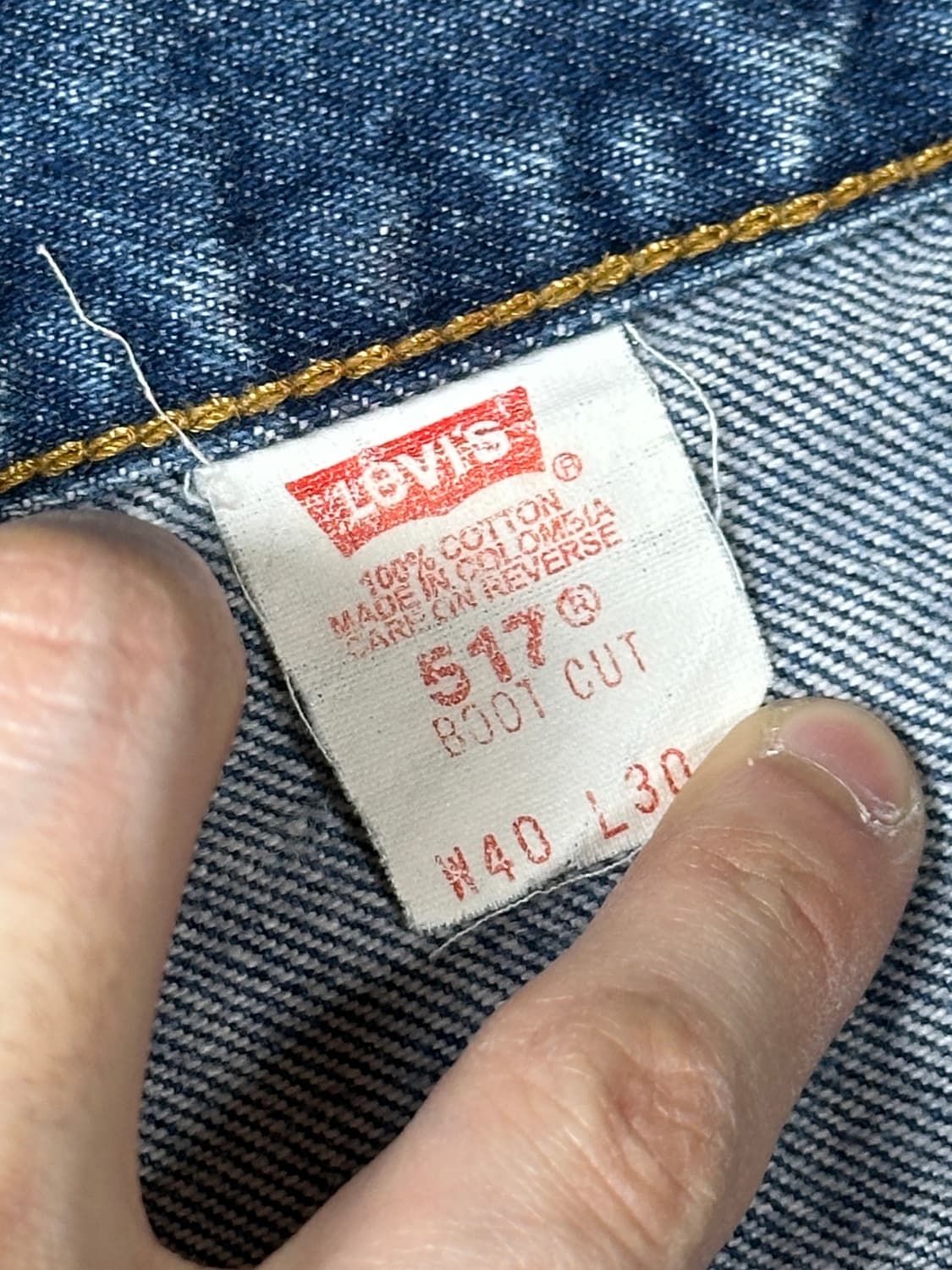 90's 빈티지 리바이스 517 부츠컷 상품이미지9