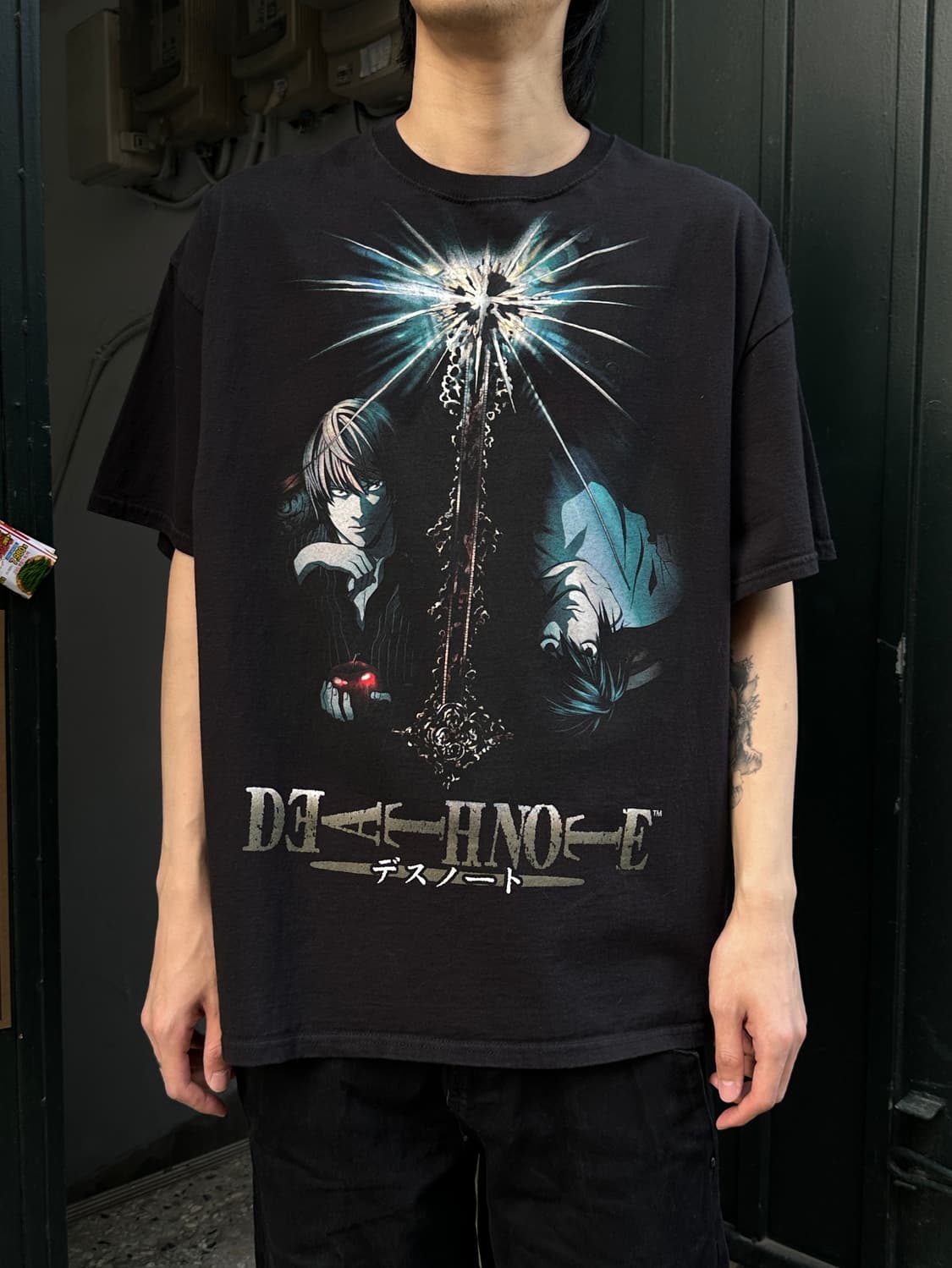 00's OG 데스노트 티셔츠 야가미라이토 류크 빈티지 밴드 티셔츠 상품이미지1