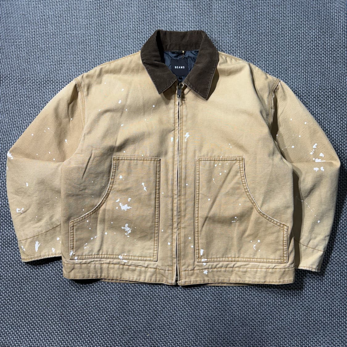 BEAMS 빔즈 페인팅 워크자켓 상품이미지1