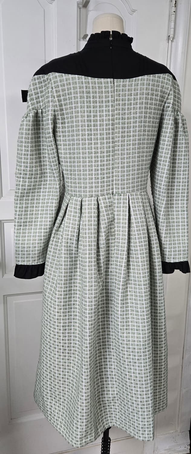 듀이듀이 트위드 원피스 민트 상품이미지4