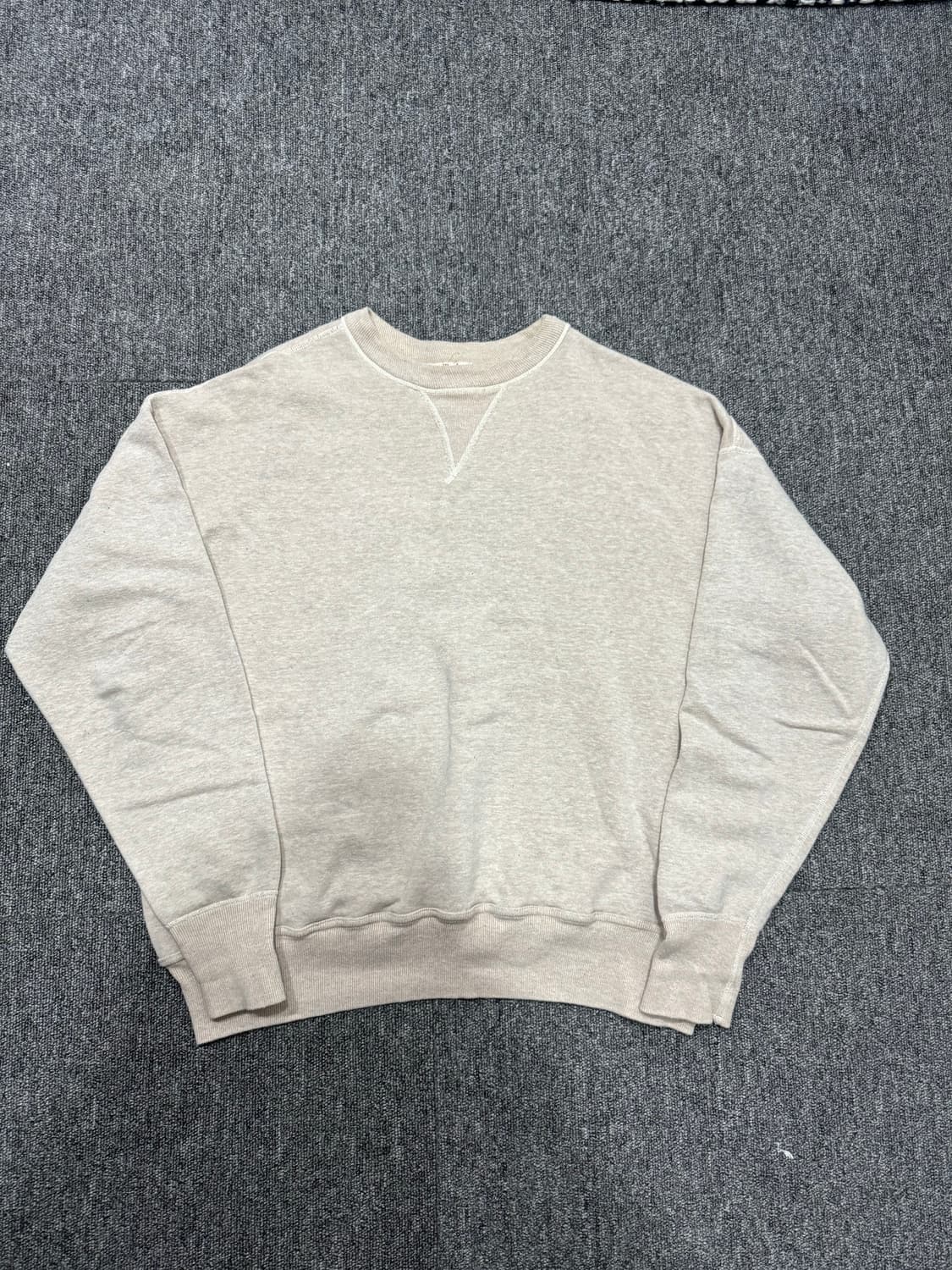 웨어하우스 플레인 오트밀 그레이 스웻 44 상품이미지2