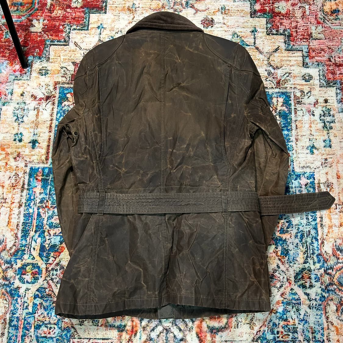 [S] 폴로 랄프로렌 벨티드 왁스 코팅 자켓 상품이미지2