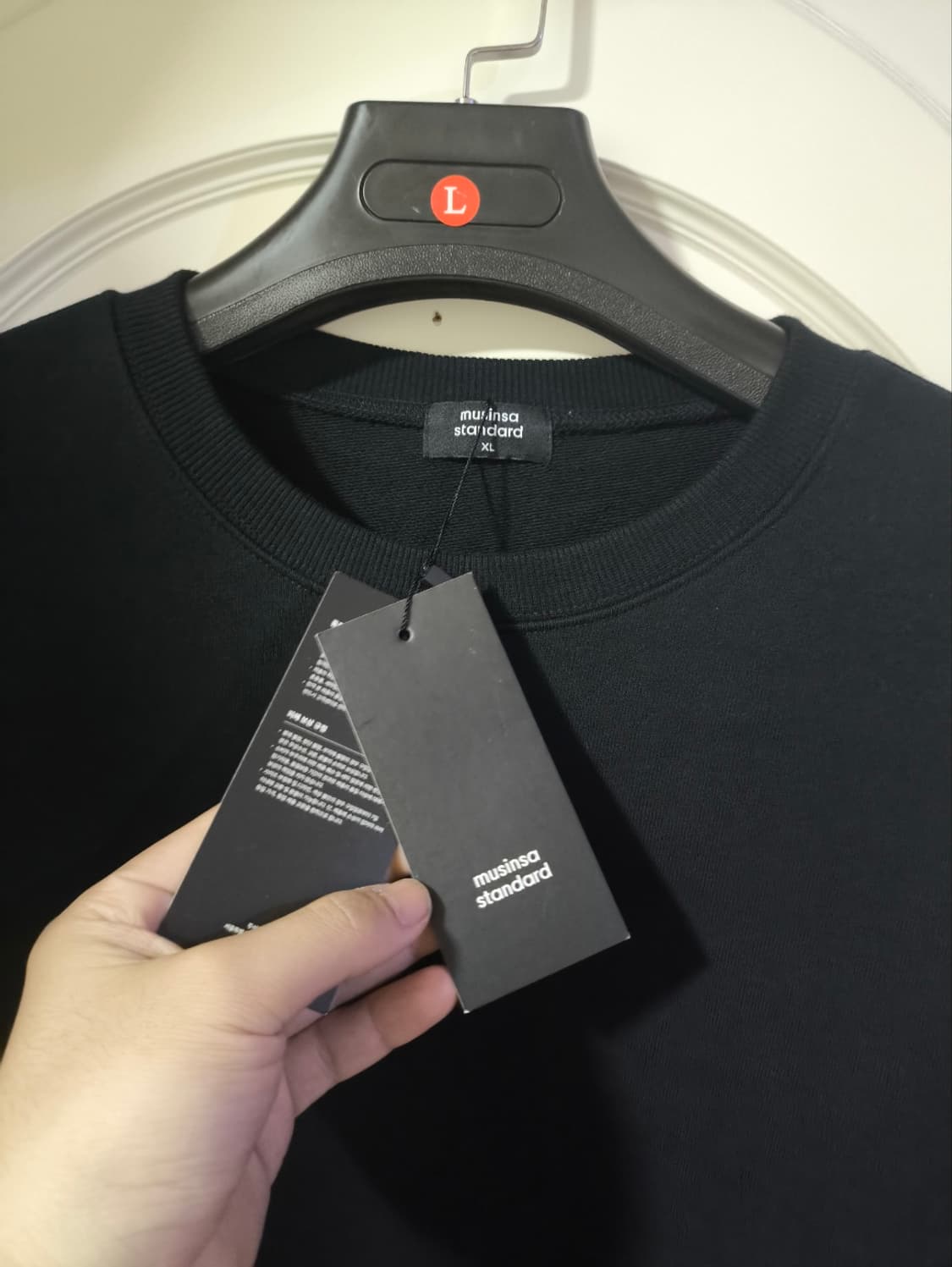 새거 XL 오버핏 무신사스탠다드 맨투맨 스웻셔츠 상품이미지3