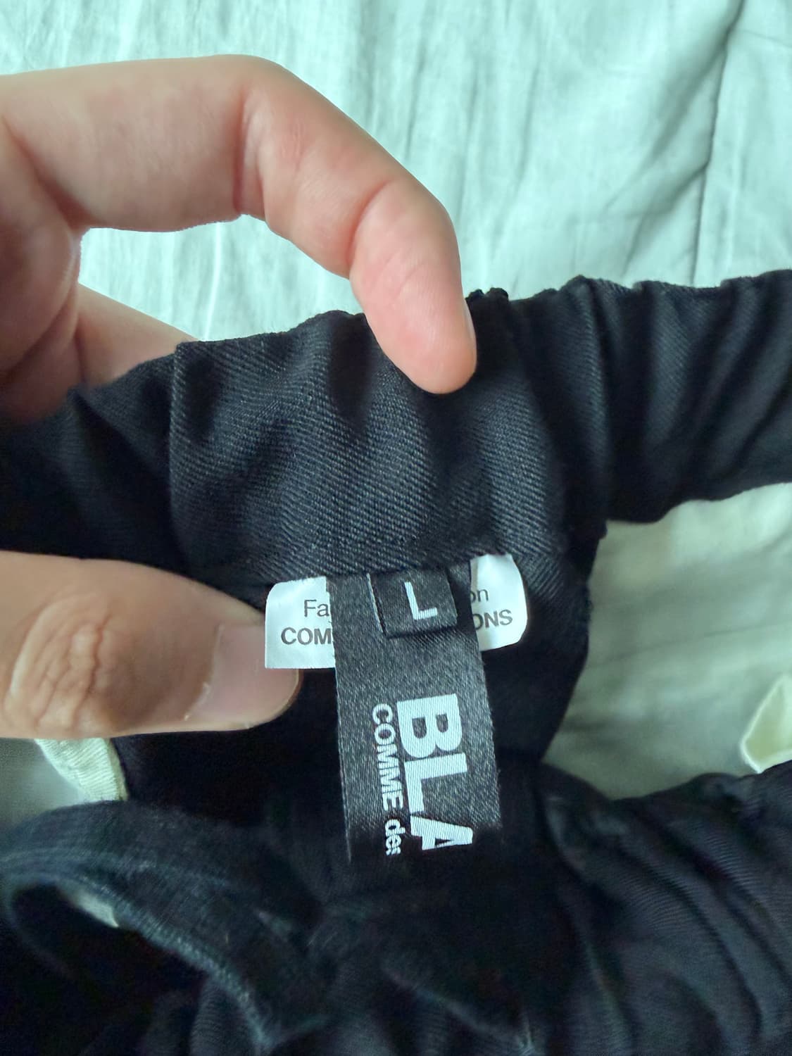 꼼데가르송 블랙 벌룬 팬츠 L 상품이미지4