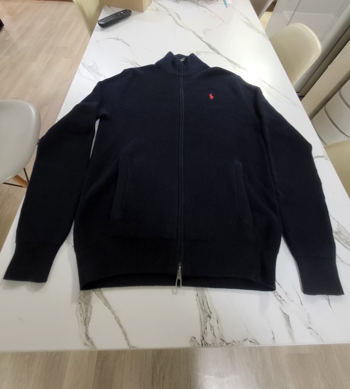 [S] 폴로 랄프로렌 집업 니트 블랙 상품이미지1