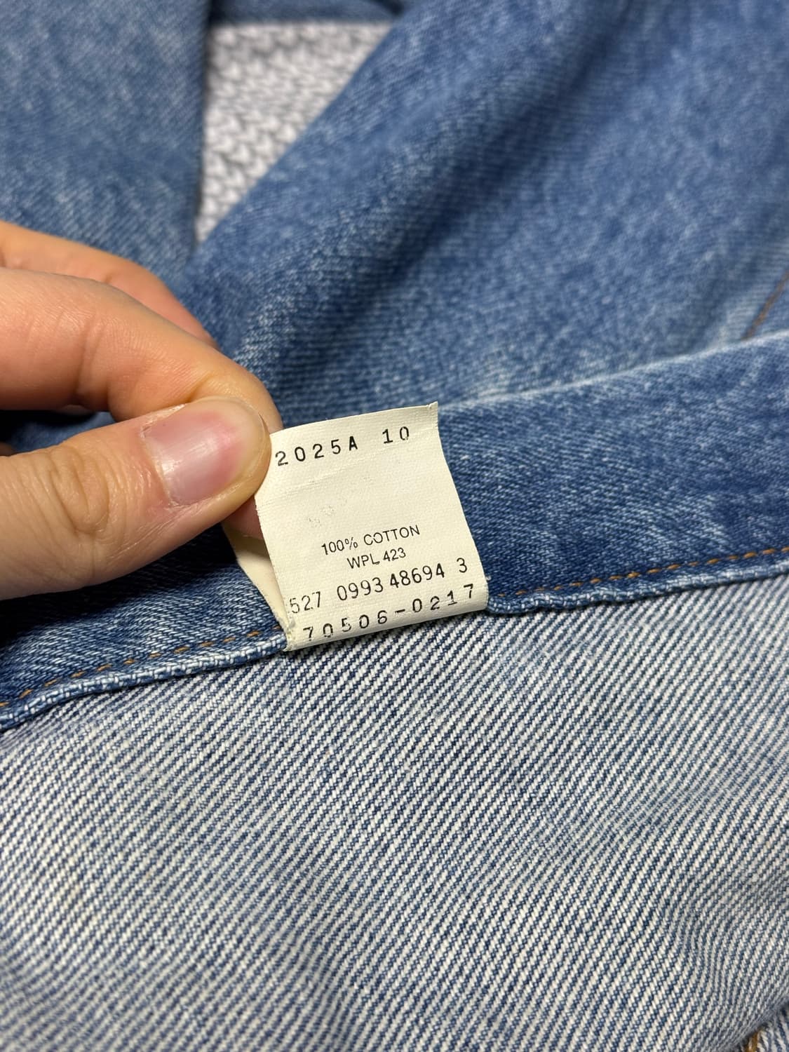 90s USA🇺🇸 Levis 70506 트러커 자켓 상품이미지6