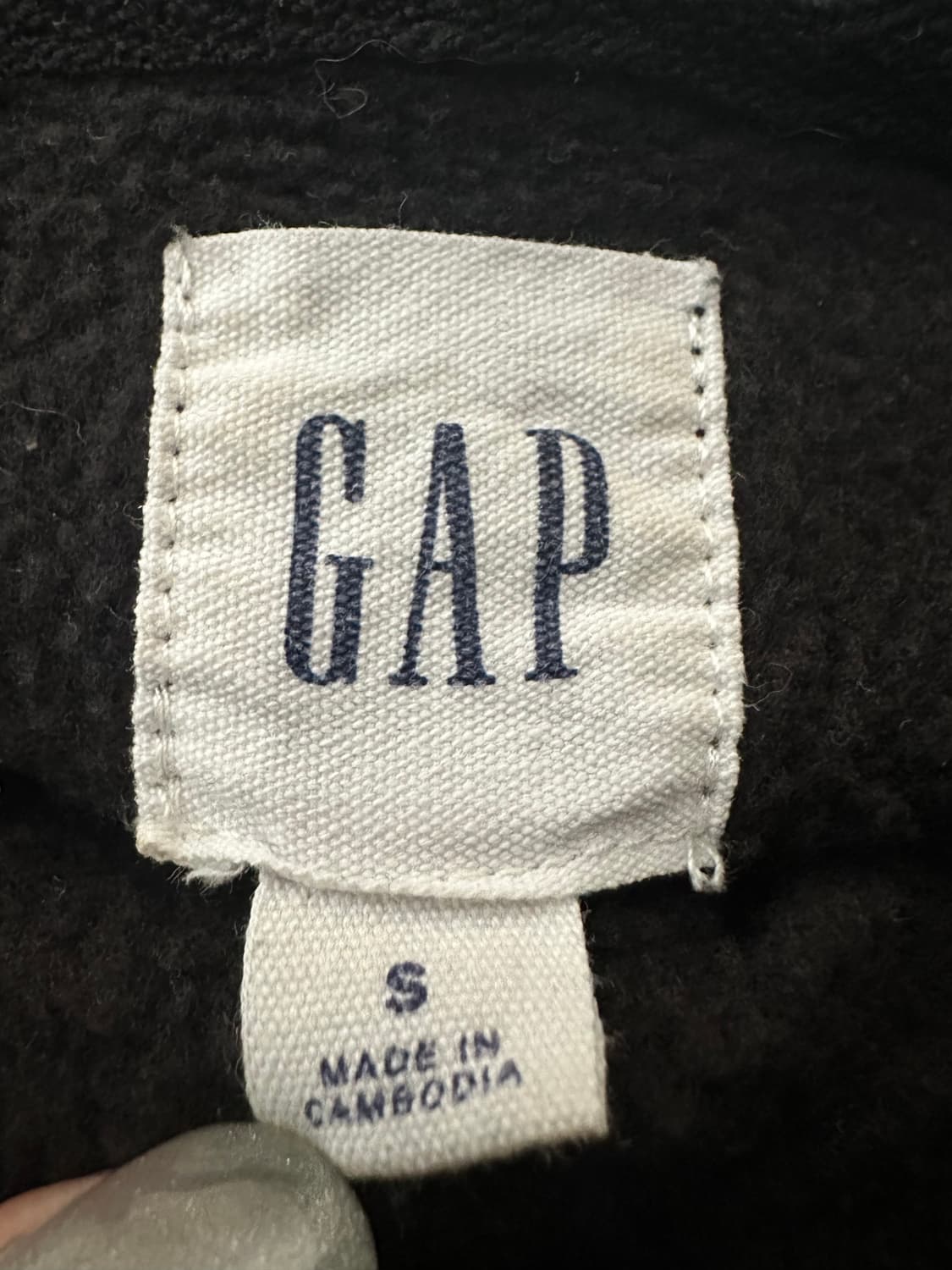 GAP 갭 블랙 후드티 s사이즈 상품이미지3