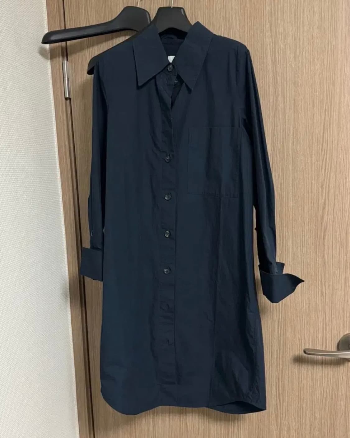 COS 코스 셔츠 원피스 네이비 32사이즈 상품이미지1