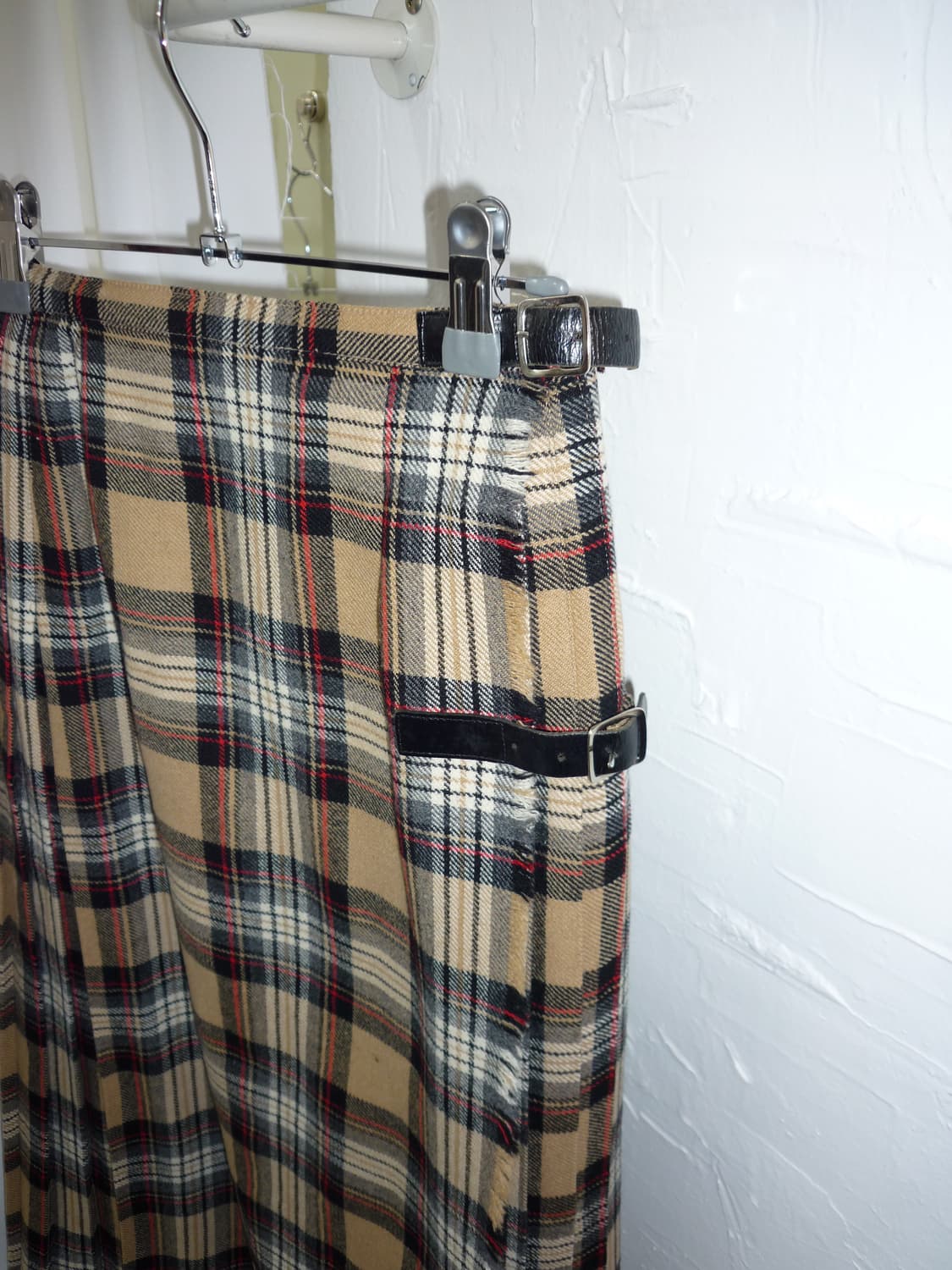 yellow scottish lap skirt 상품이미지5