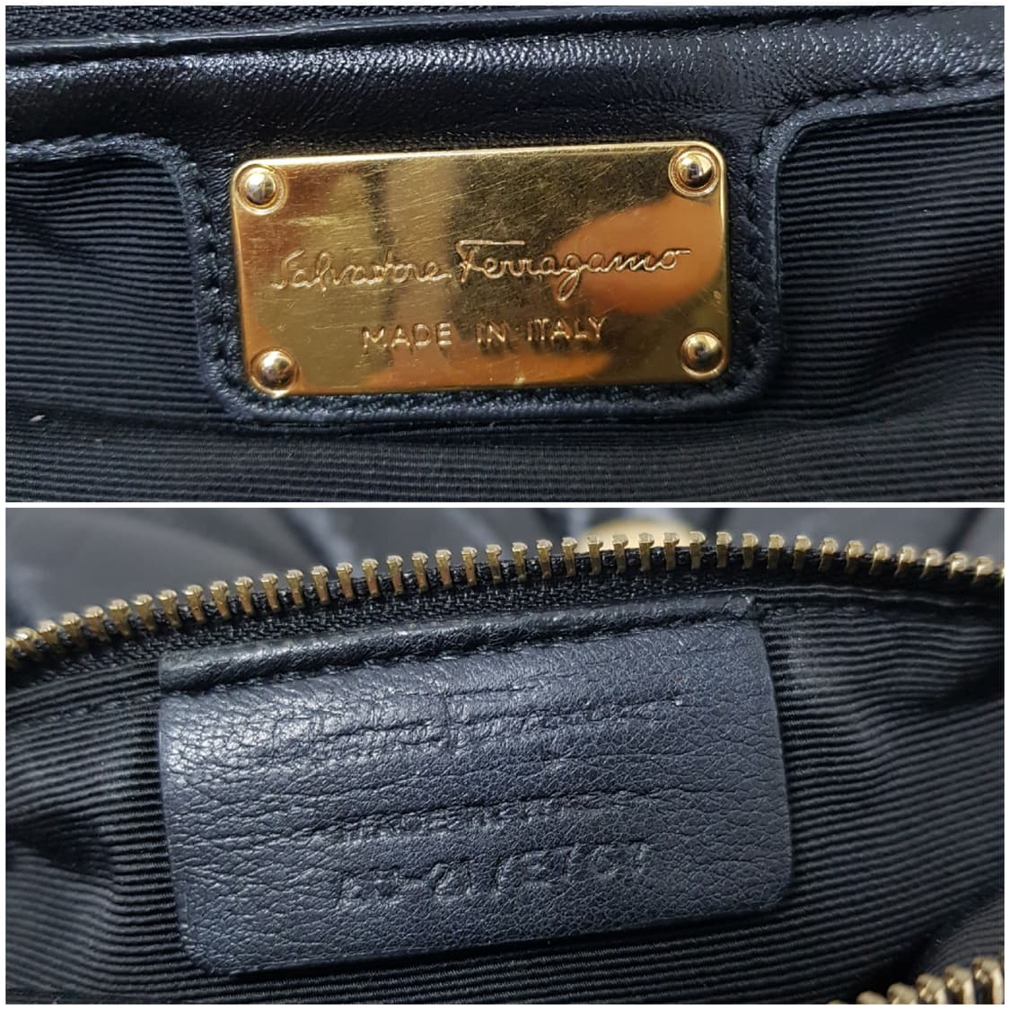 [정품] 페라가모 바라지니 퀼팅 크로스백 블랙 상품이미지10
