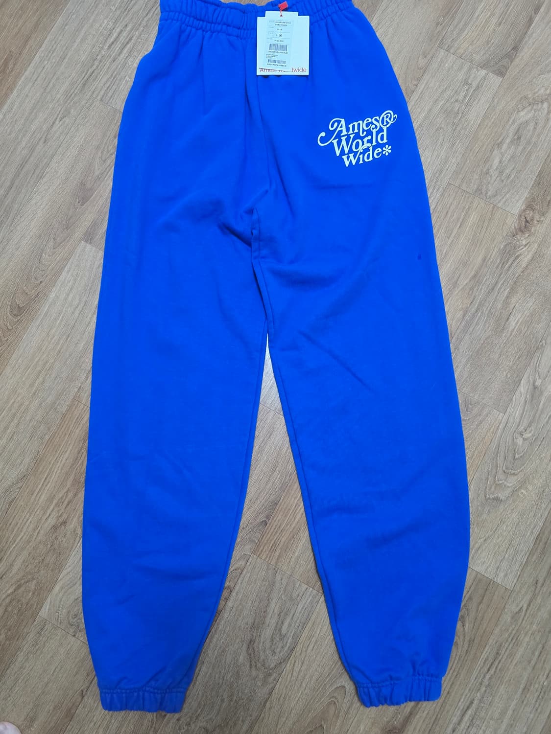 시그니처 로고 트레이닝 팬츠 블루 상품이미지1