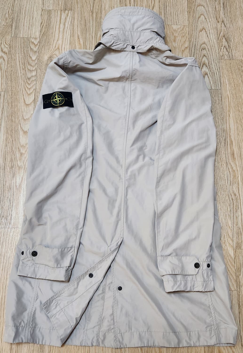 [정품] 스톤아일랜드 자켓 트렌치코트 베이지 L (남성용) 새상품 한정판 상품이미지2