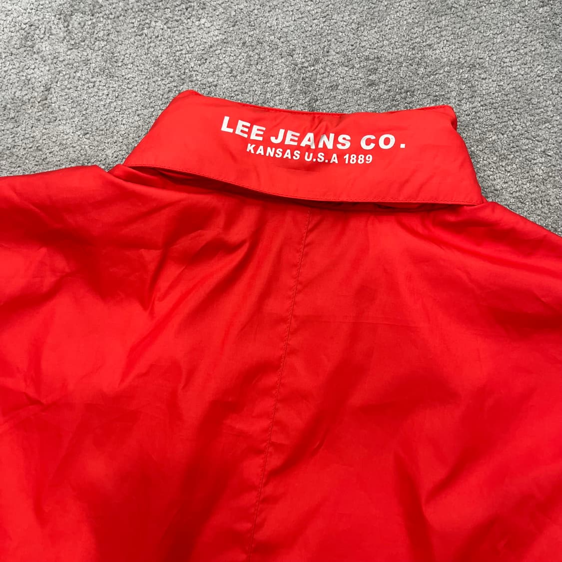95 Lee 리 바람막이 자켓 레드 상품이미지4