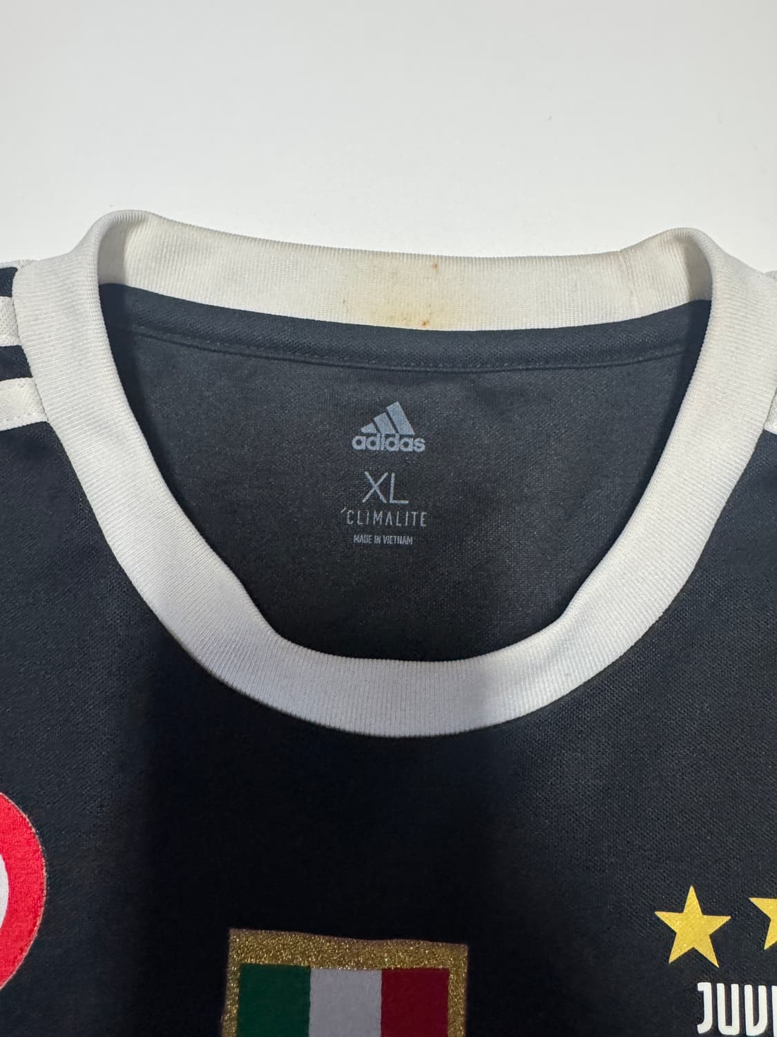 희귀!! 아디다스 유벤투스 호날두 축구 유니폼 반팔 티셔츠 L 블랙 상품이미지5