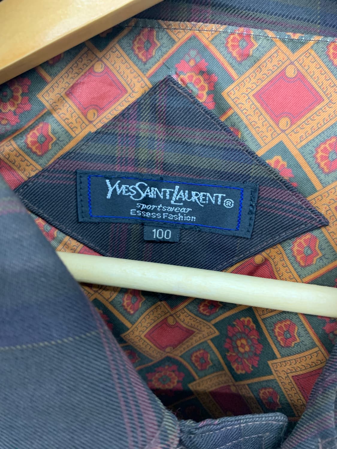 입생로랑 90s 체크 봄버 상품이미지7