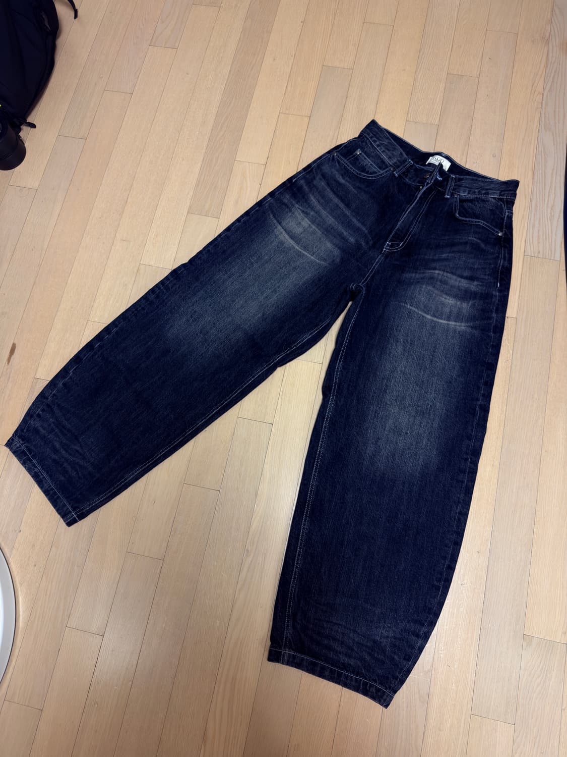 엘무드 / 서프 벌룬 와이드 데님 / 다크블루 / 46 상품이미지4