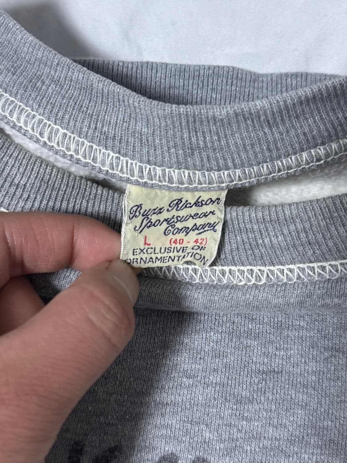 버즈릭슨 usaf 스텐실 프린트 스웨트셔츠 상품이미지5