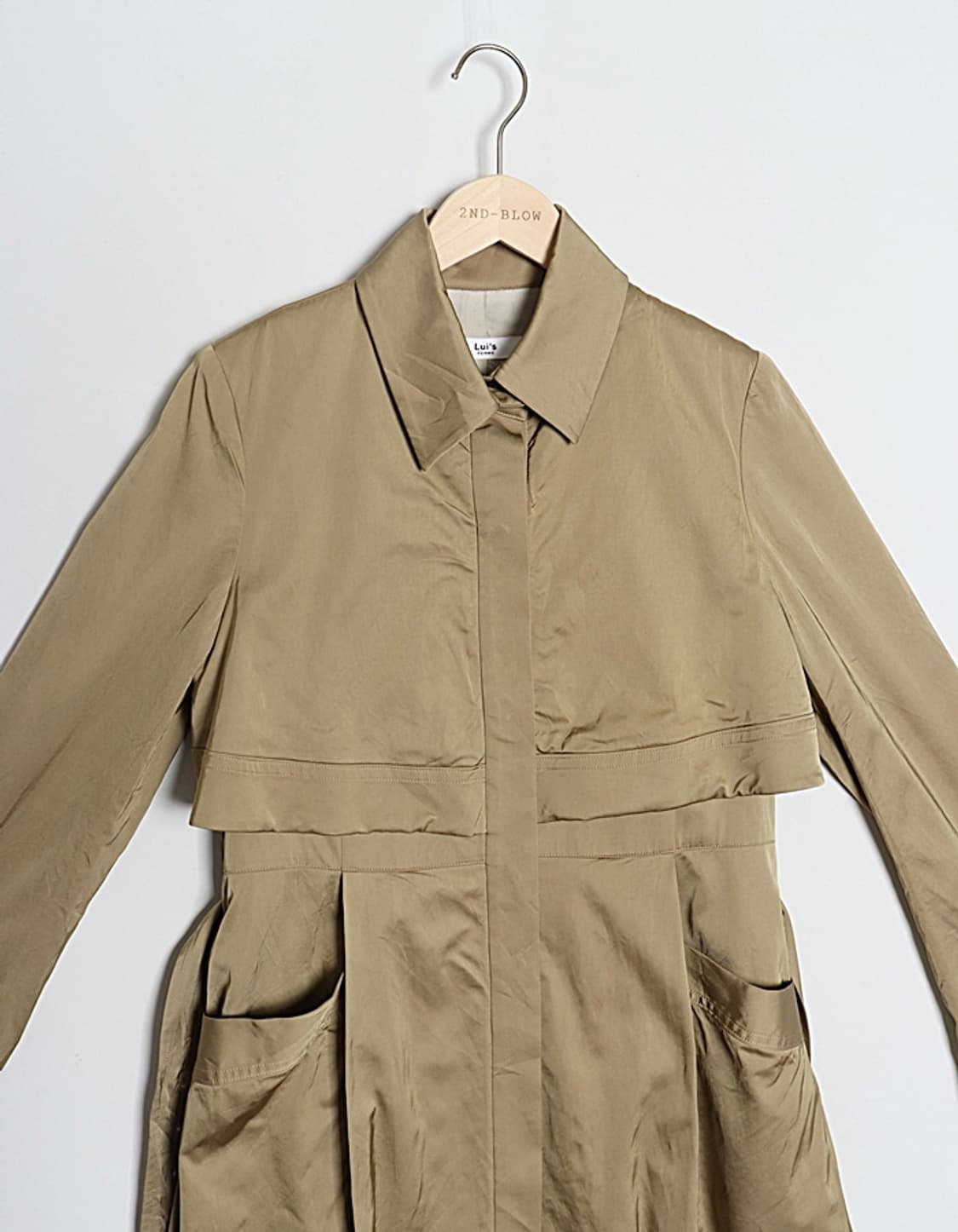 Lui's FEMME Satin Coat 상품이미지2