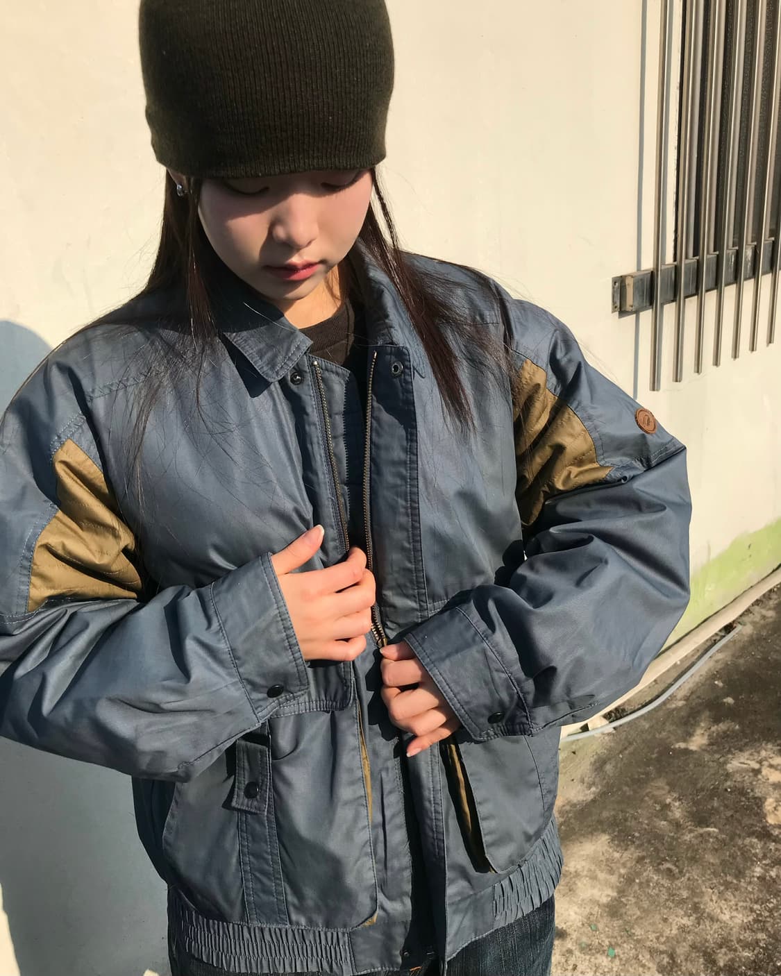 크로커다일 투톤 워크 자켓 상품이미지2