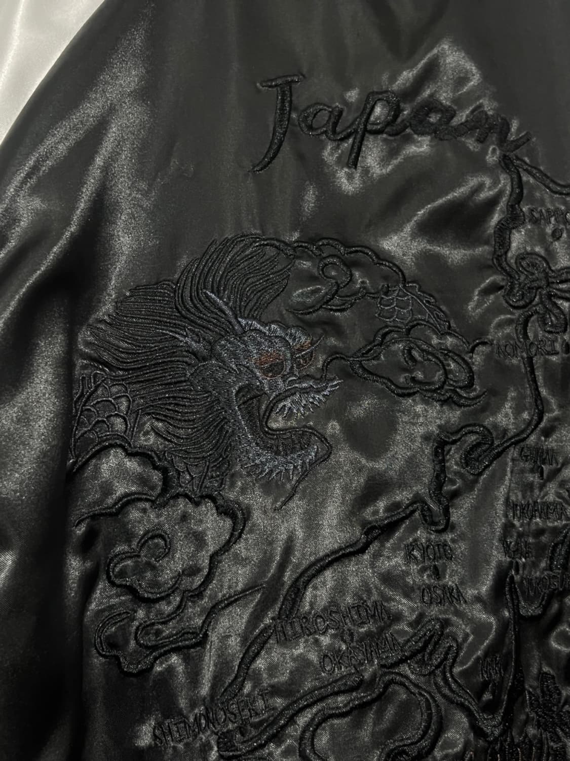 Dragon x Tiger x Map Reversible Sukajan  상품이미지5