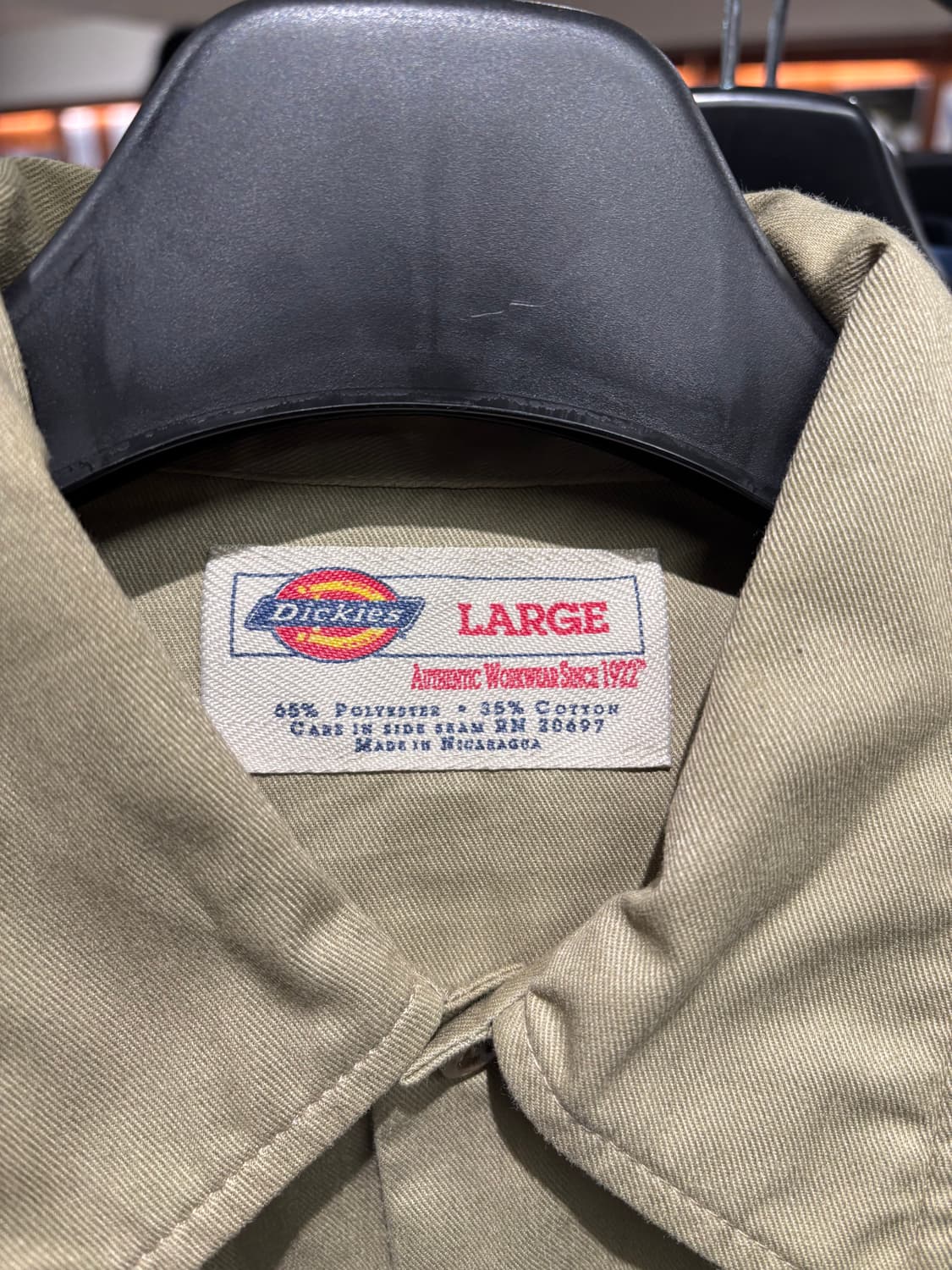 디키즈 워크 셔츠(카키베이지)   상품이미지8