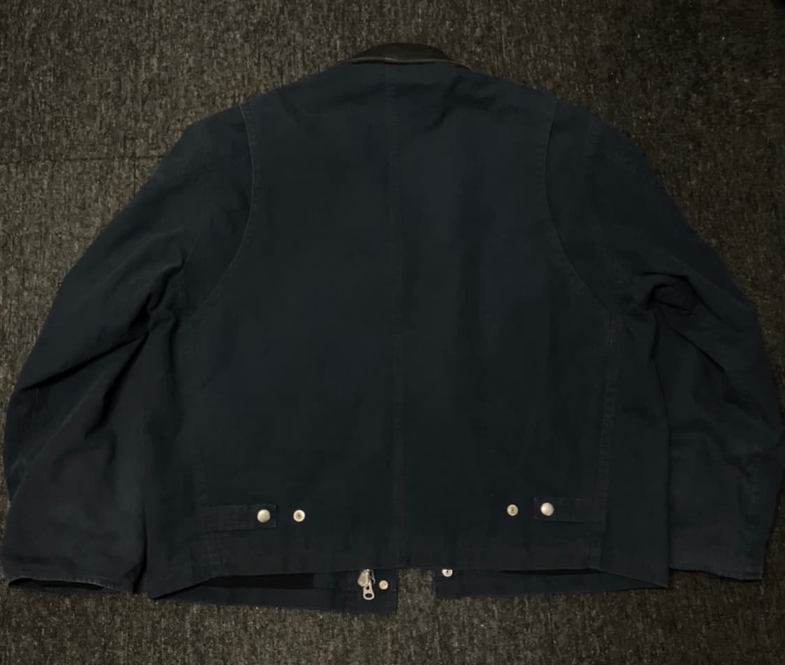 토니웩 레더카라가먼트 워크자켓 페디드네이비 상품이미지8