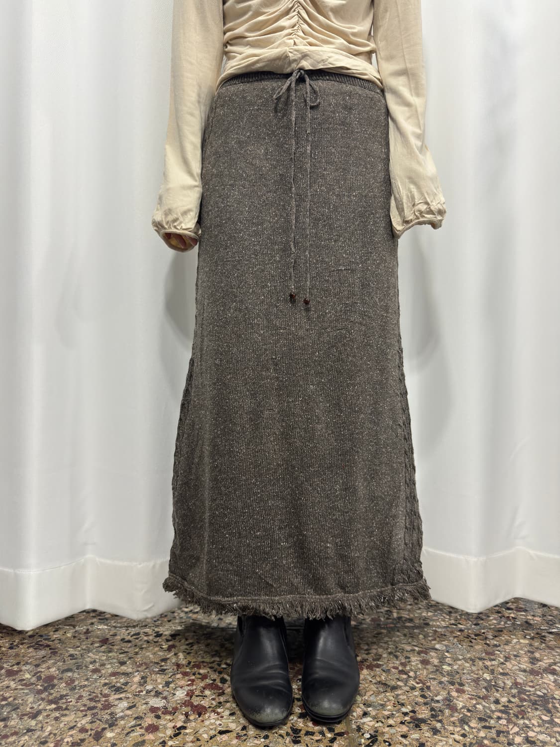knit long skirt 상품이미지1